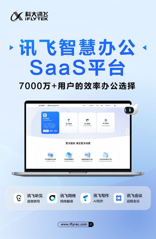 訊飛智慧辦公saas平臺正式發(fā)布,聚合多款ai辦公產品